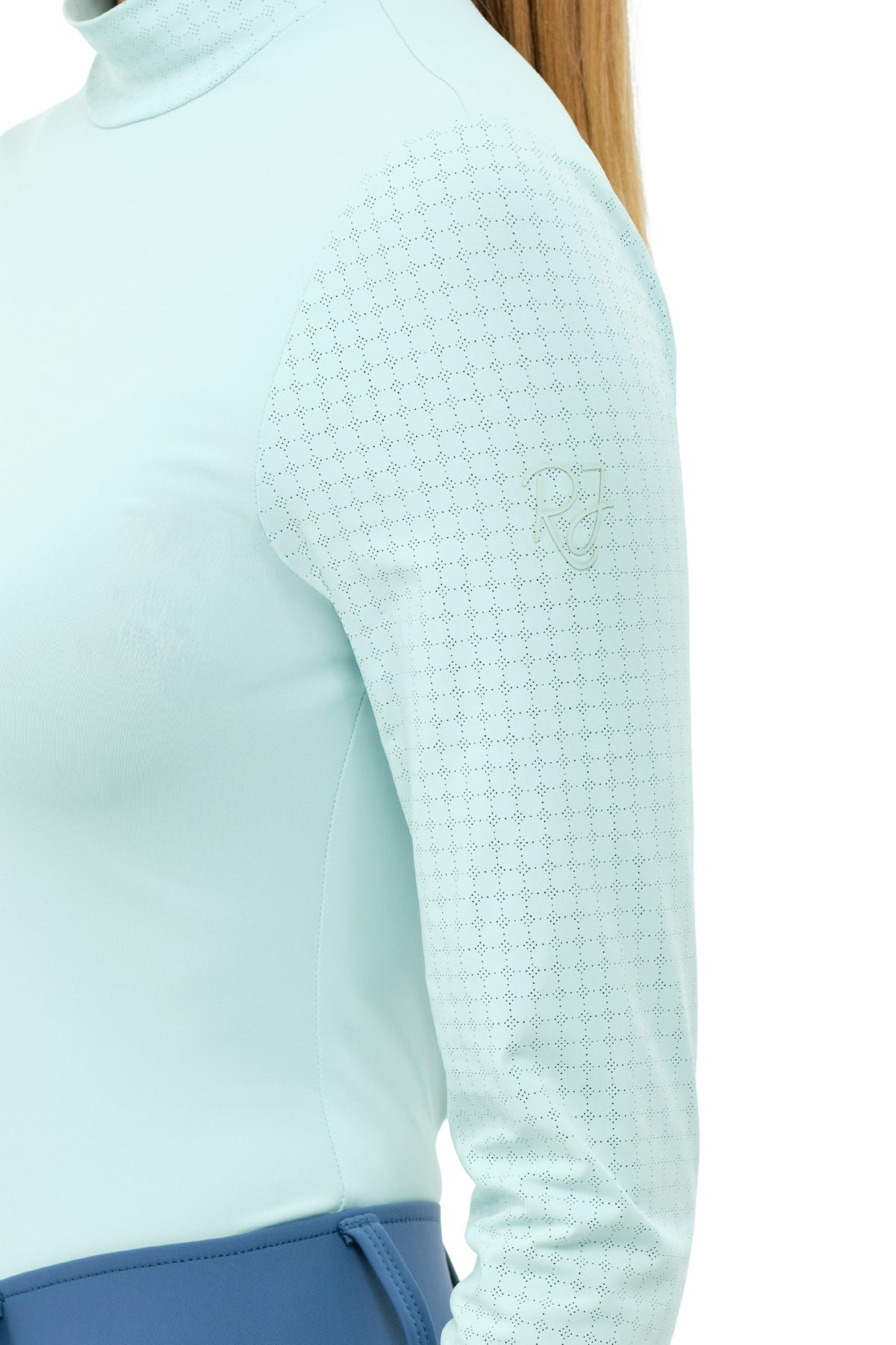 Rj Classics Women's Jemma Mock Neck Long Sleeve Training Shirt