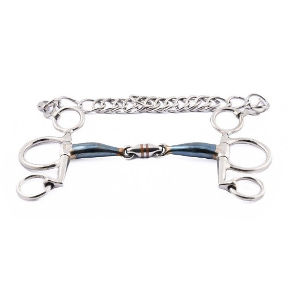 Jump'in French Mouth Small cheek Pelham Blue Steel Bit