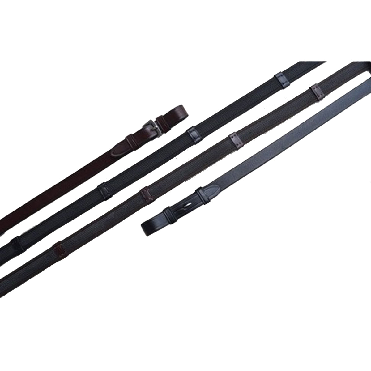 Red Barn by KL Select Monkey Grip Reins