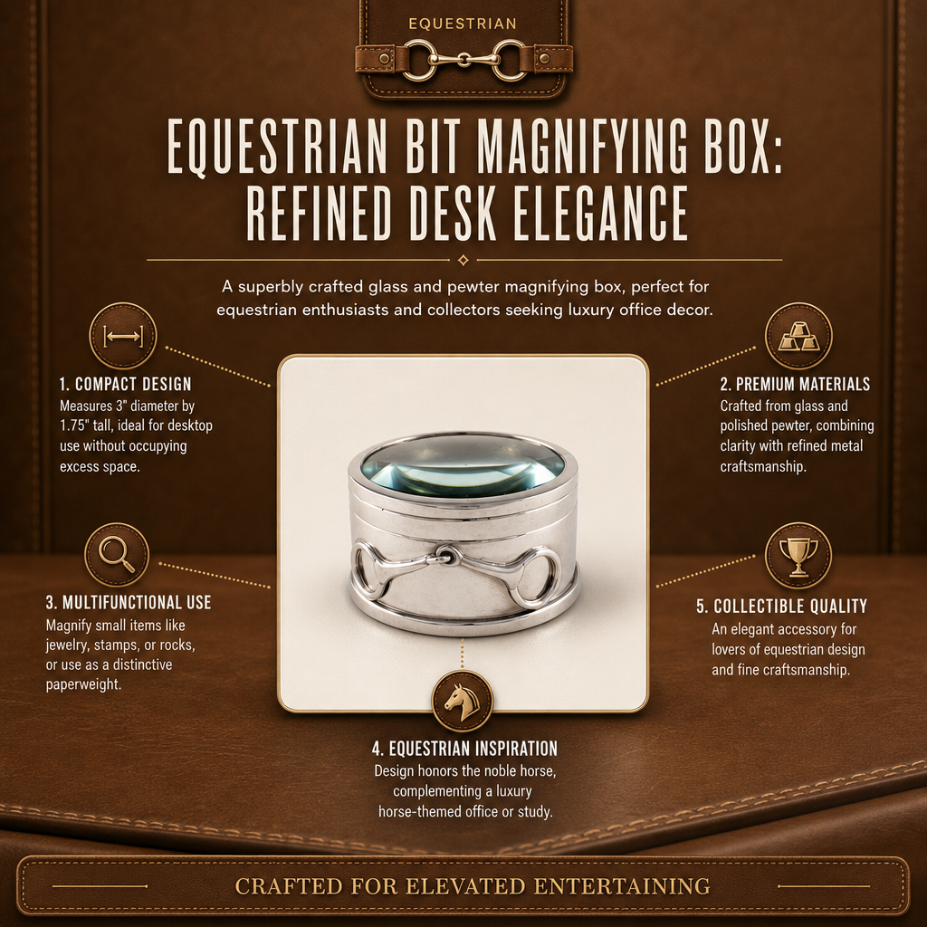 Vagabond House - Equestrian Bit Magnifying Box