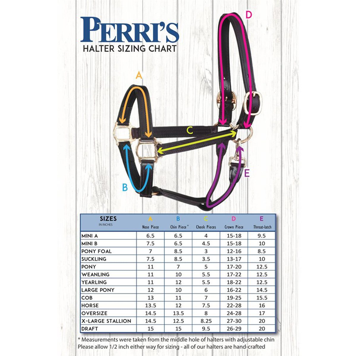 Perri's Economy Leather Halter