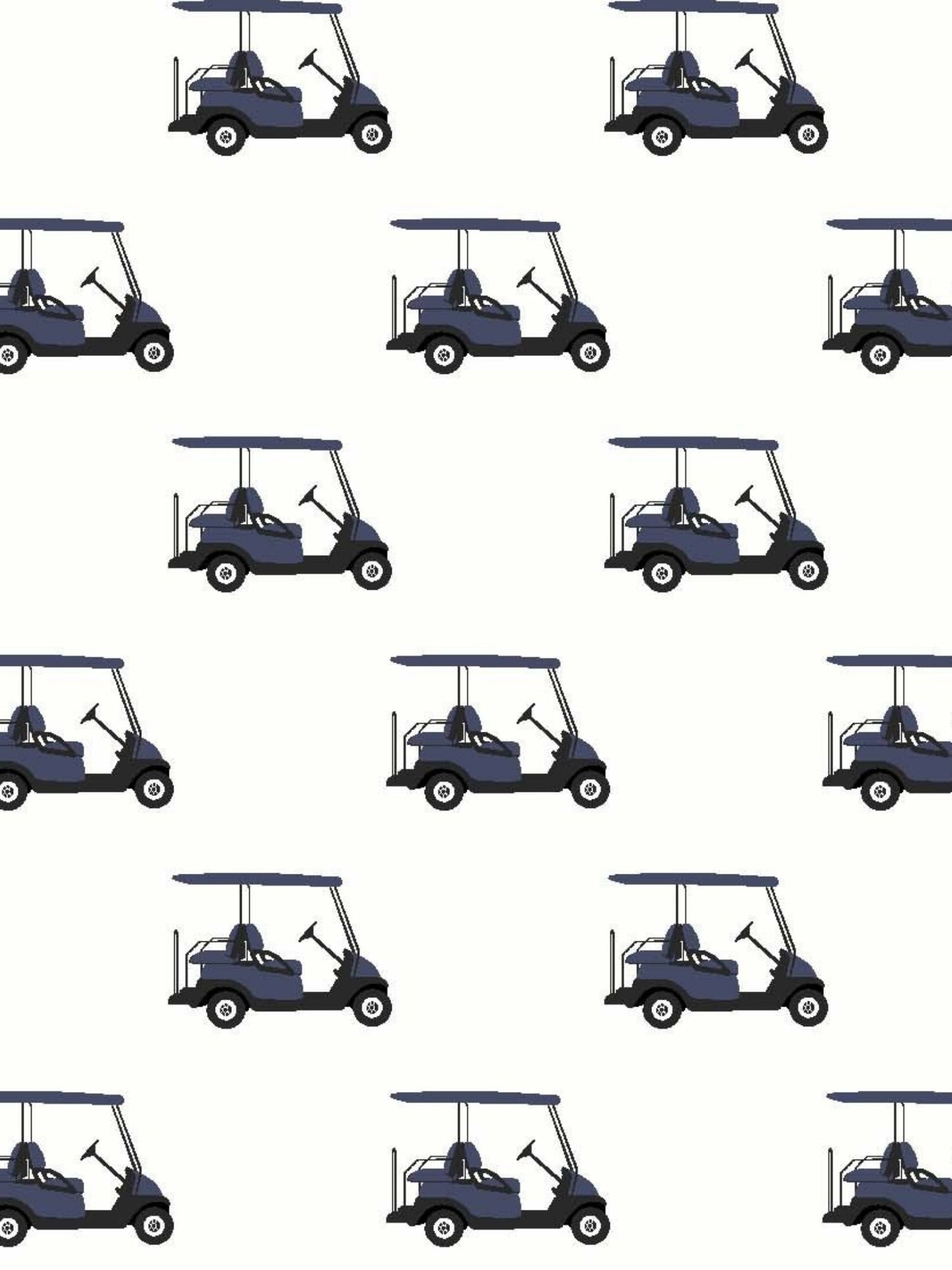 Ladies "Luna II" Marine Blue with Golf Carts Long Sleeve Performance Show Shirt