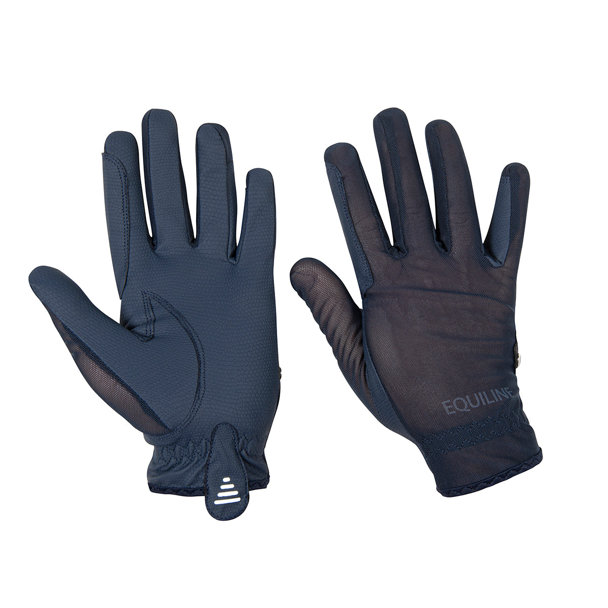 Equiline Summer Navy Riding Glove - Sale
