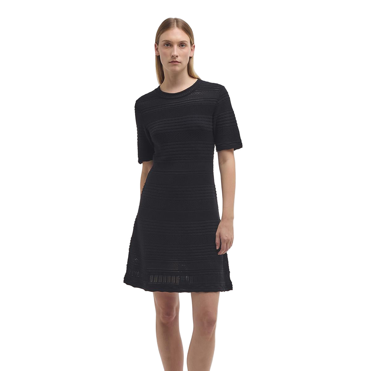 forest green knitted dress Gro knit dress main image 0