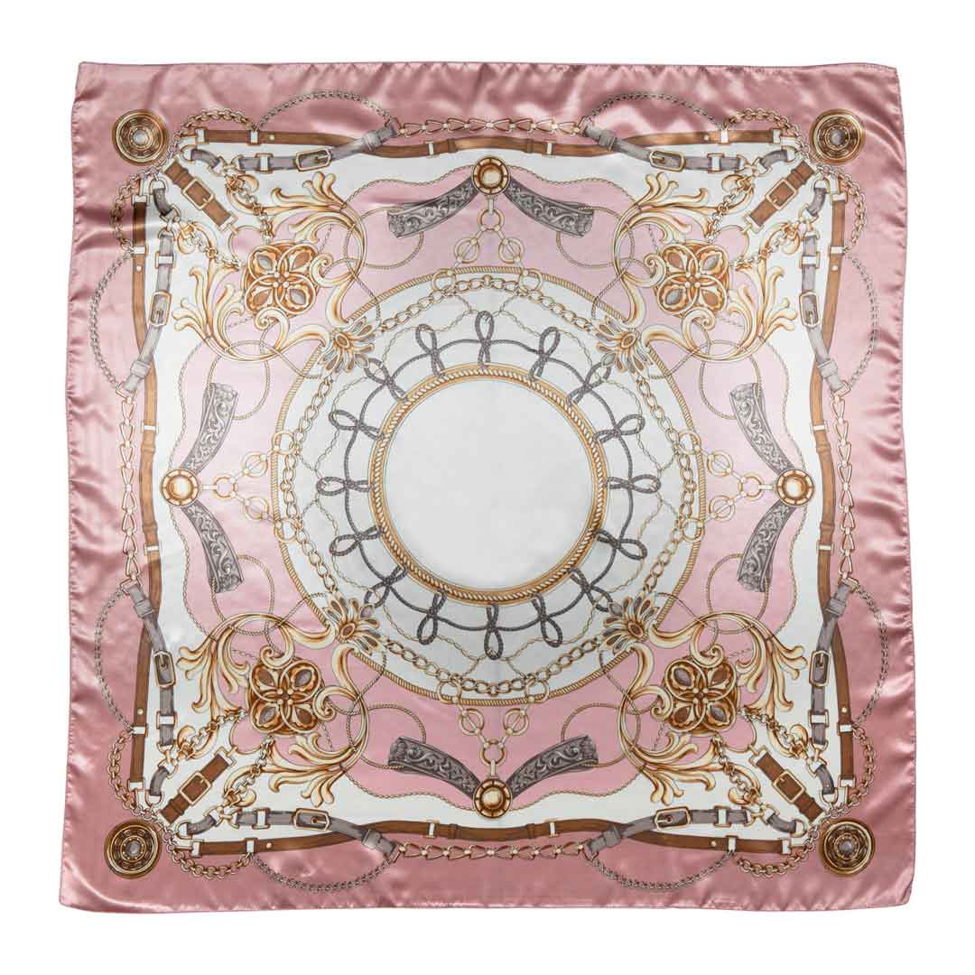 Urban Equestrian Aurélie- Stylized Equestrian Scarf in Primrose