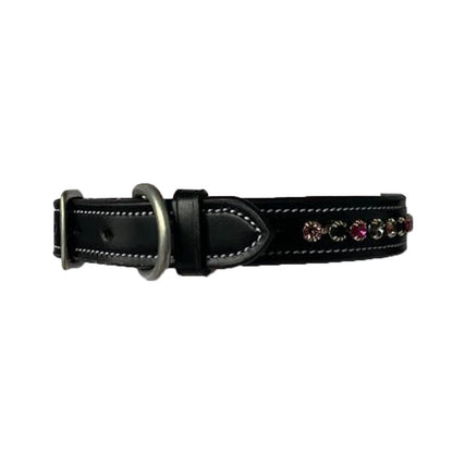 KL Select Blackberry Crystal Dog Collar