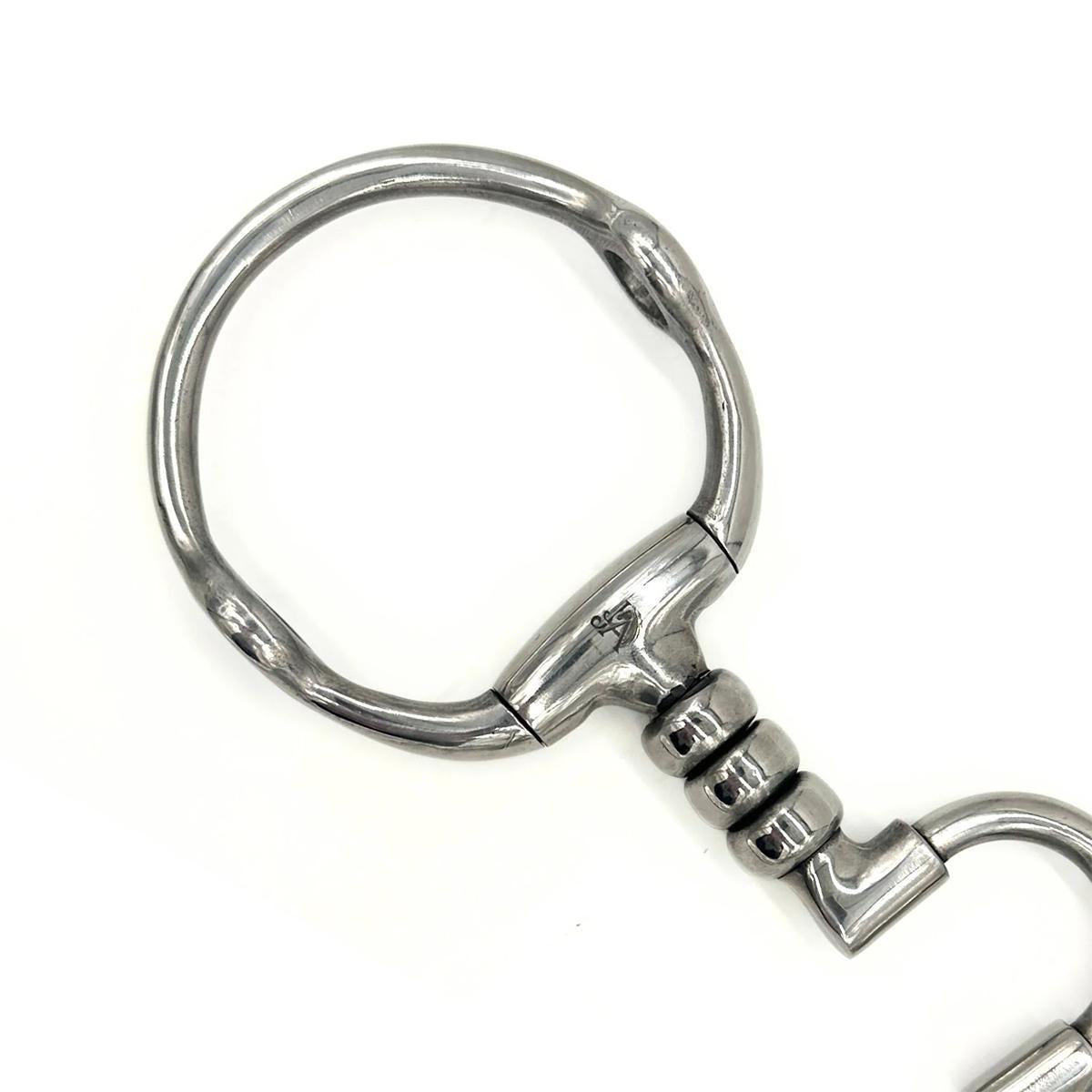 Jake Adams Stainless Steel Cherry Roller Fixed Gag with Low Correction Port Bit