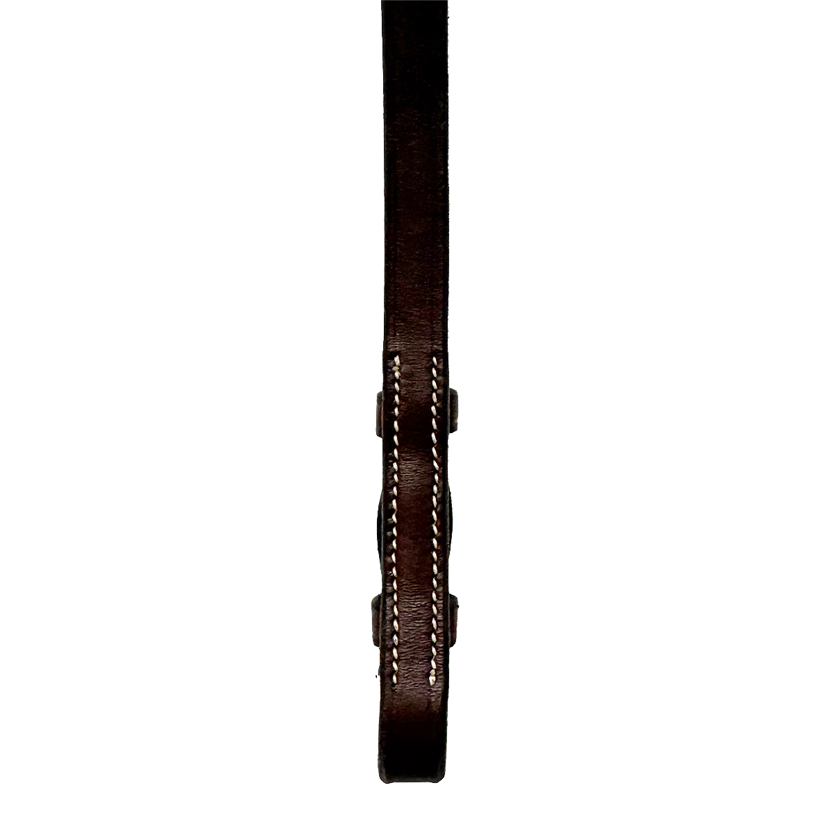 AJR 4/8" Flat Curb Jumper Rein with Silver Buckle