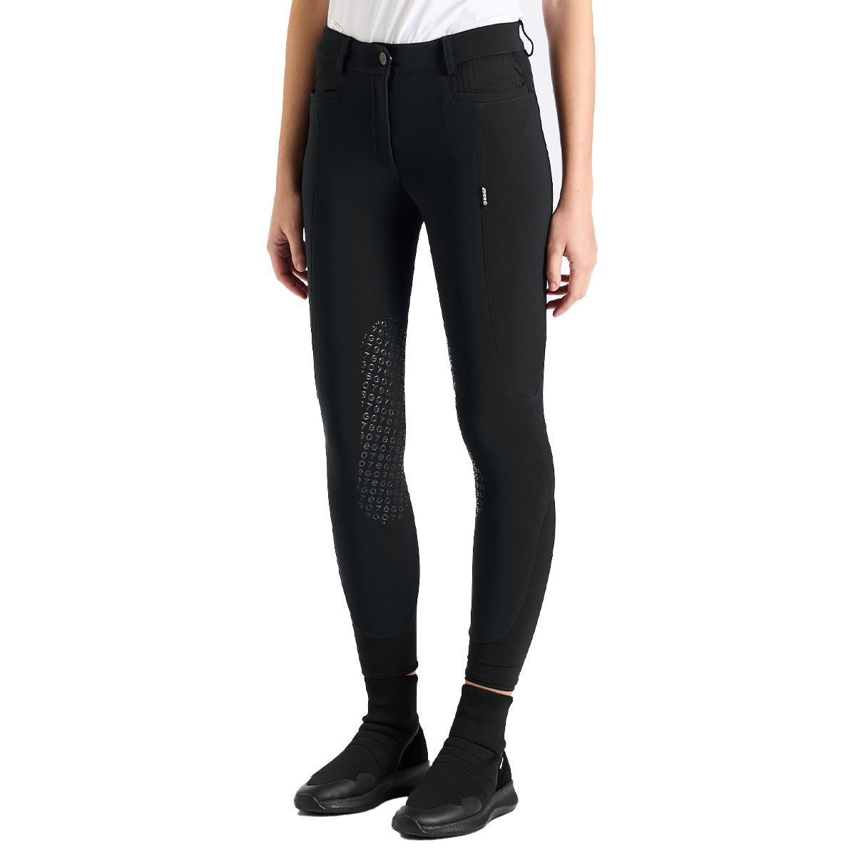 Ego7 Women's Ribbed Knee Patch Jumping Breeches - SALE