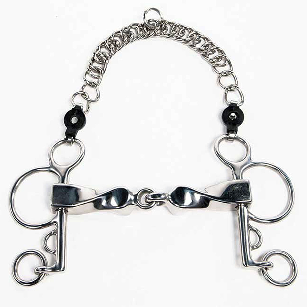 Metalab Jointed Twisted Short Lever Pelham Bit