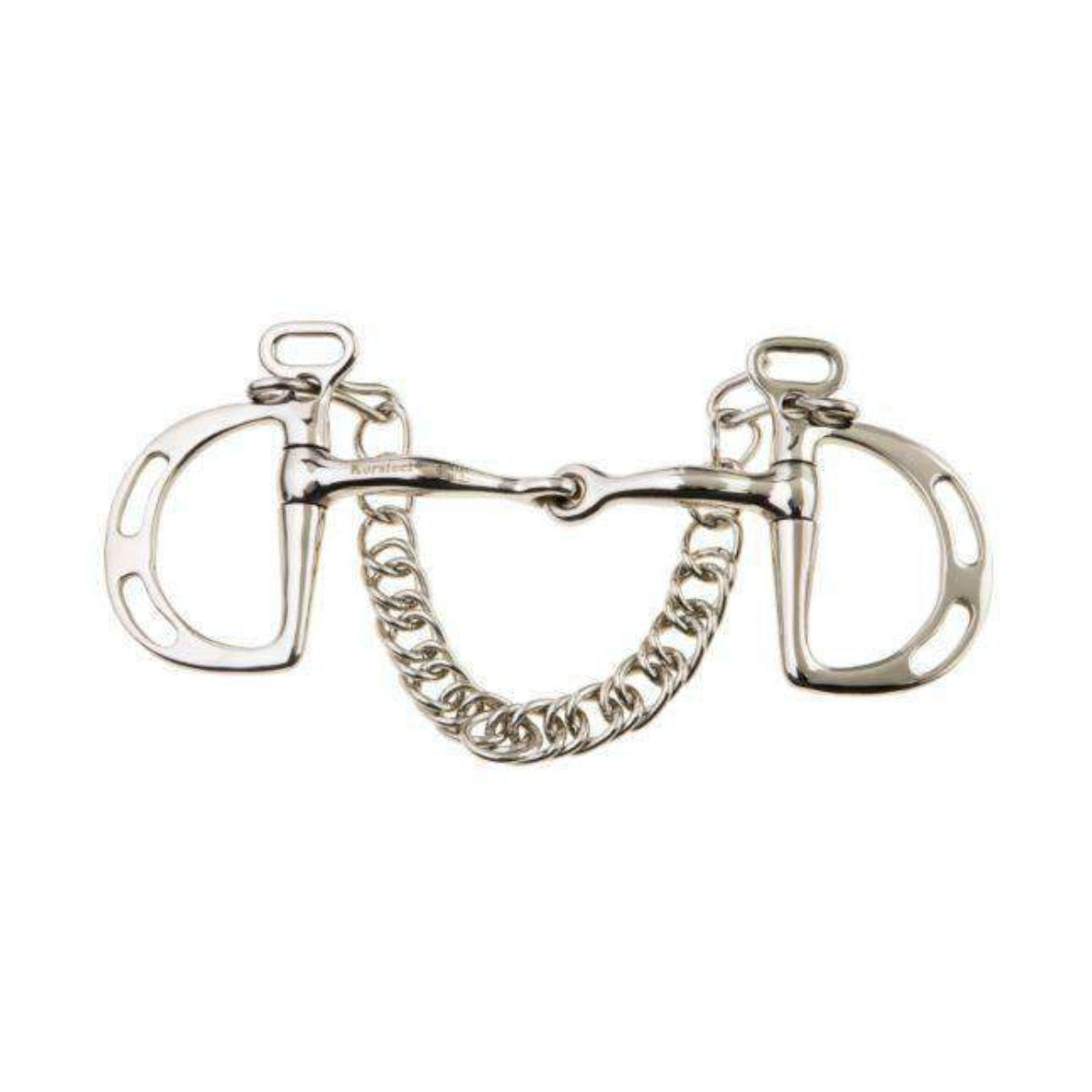 Korsteel Stainless Steel Jointed Slotted Ring KImblewick Bit