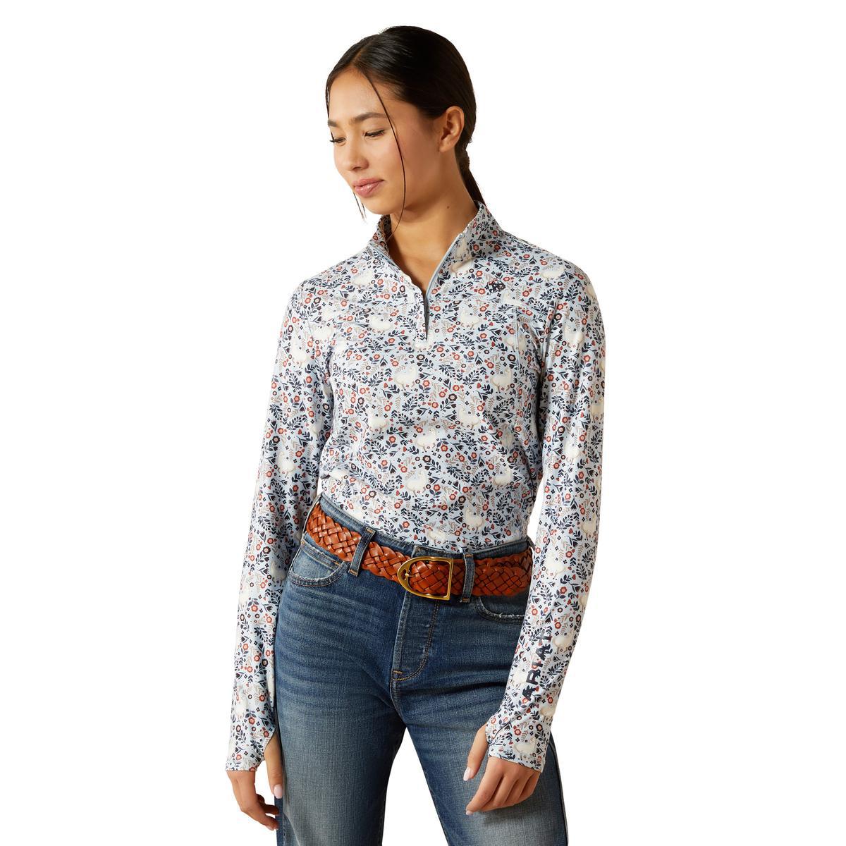 Ariat Youth Lowell 3.0 1/4 Zip Long Sleeve Baselayer - Sale