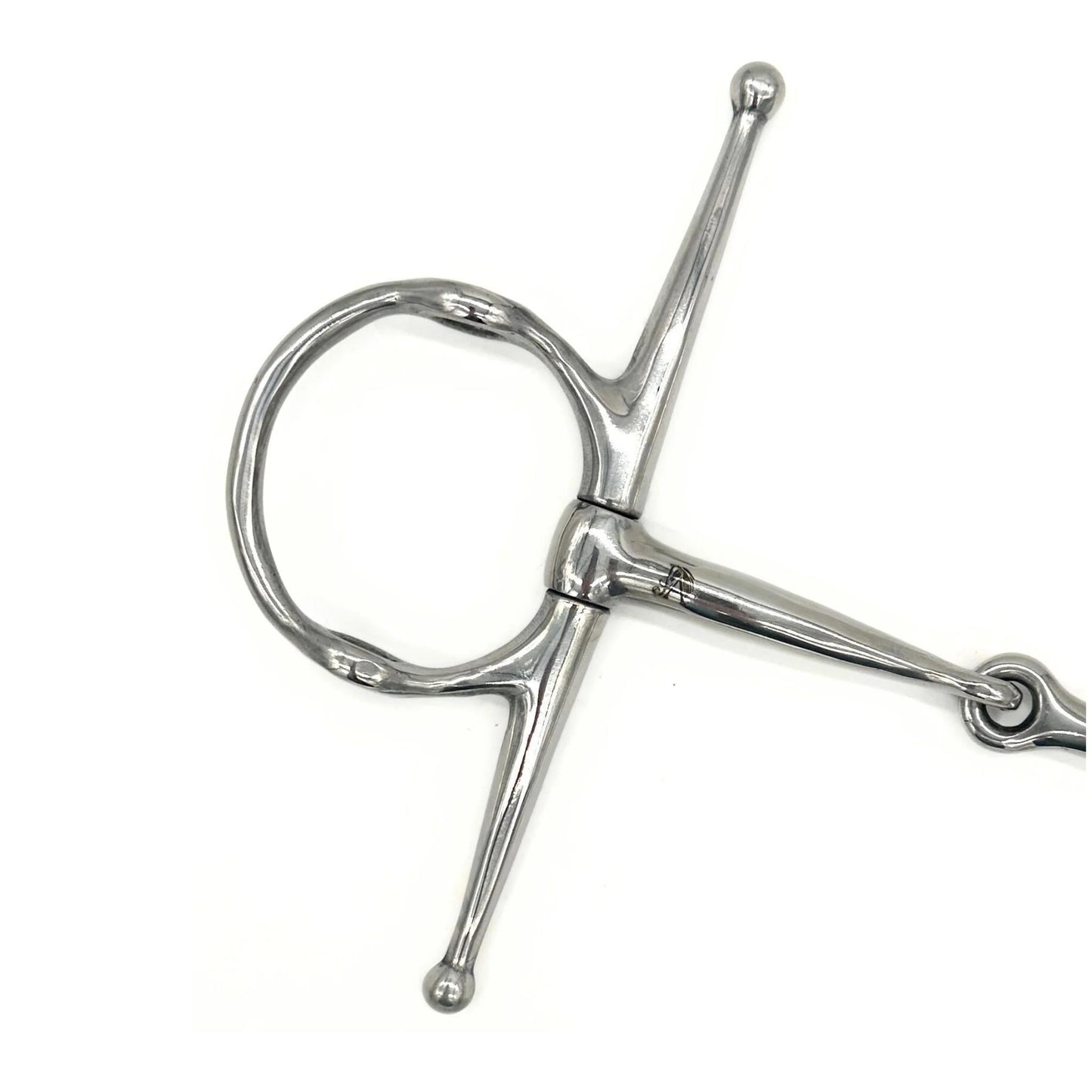 Jake Adams Single Joint Stainless Steel Nelson Gag Bit