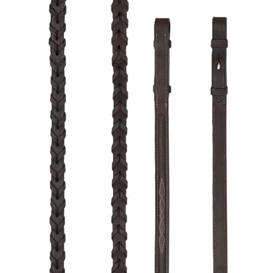 LeMieux Hunter Laced Reins with Stitching
