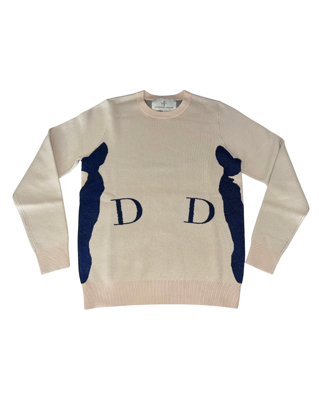Deinhardt Designs - The Deinhardt HERITAGE Sweater - NEW Ivory Indigo