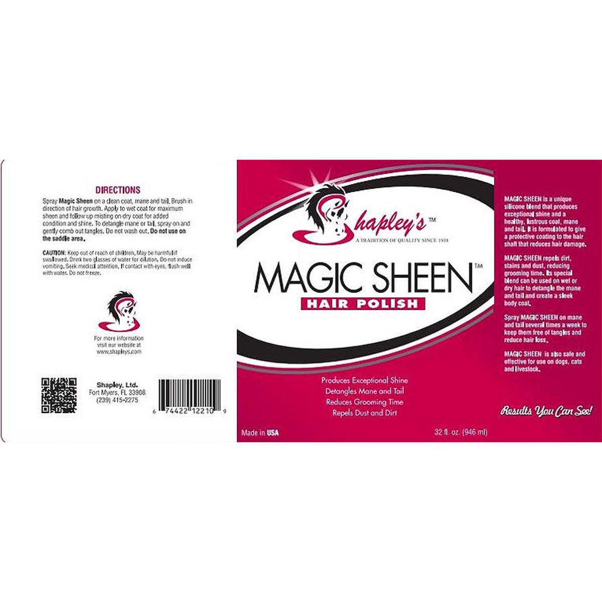 Shapley's Magic Sheen Hair Polish With Sprayer Bottle