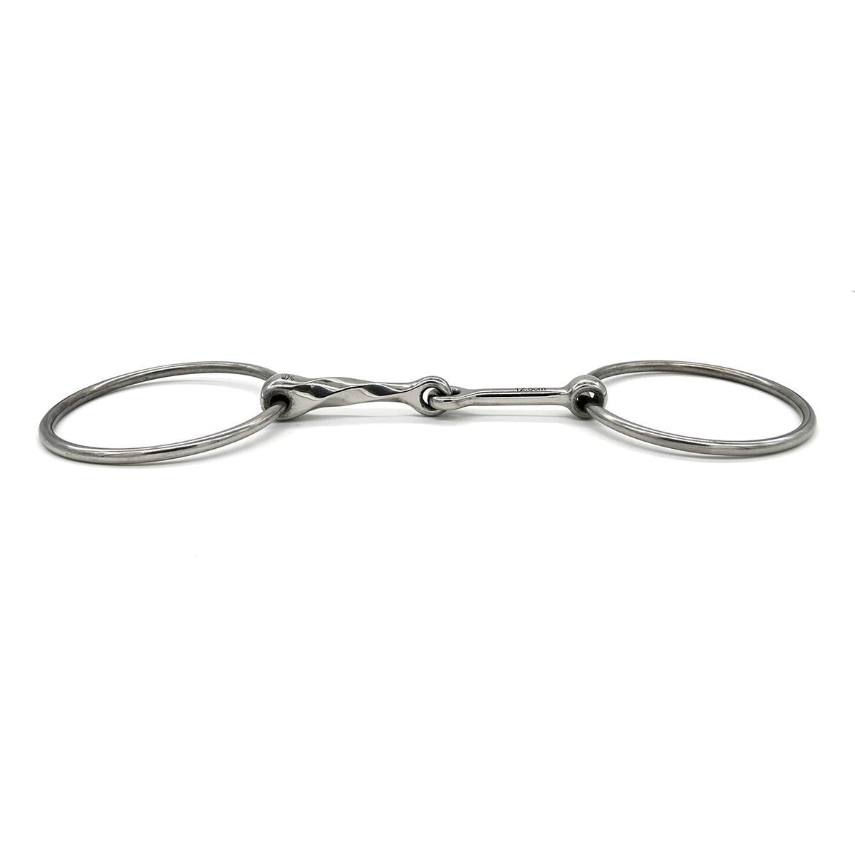 AJR Half Twist Half Straight Bar Loose Ring Bit