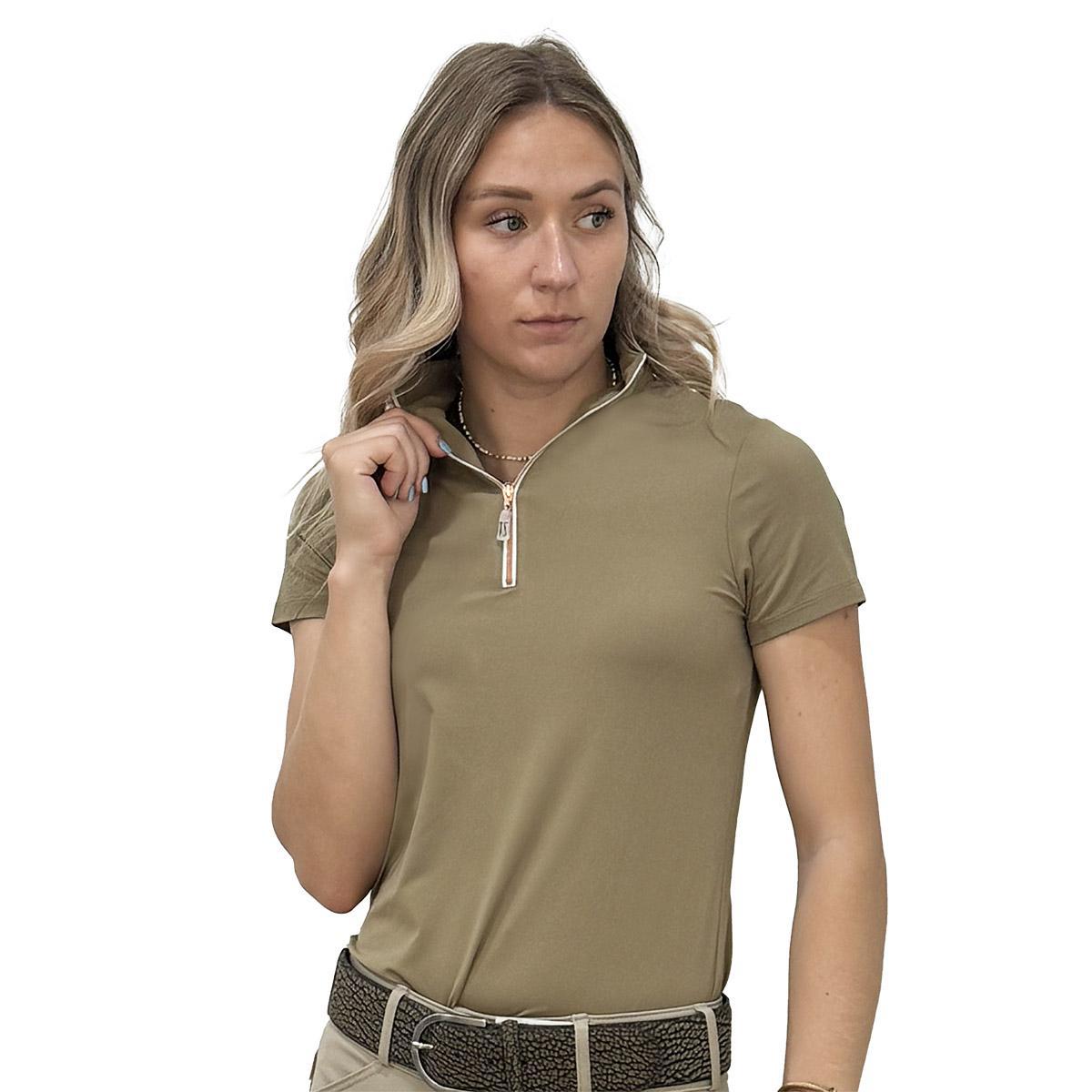 Tailored Sportsman Ladies Icefil Short Sleeve Sun Shirts - Misc Zipper Colors