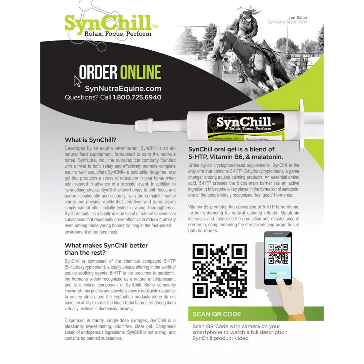 SynNutra SynChill Calming Gel for the Nervous Horse