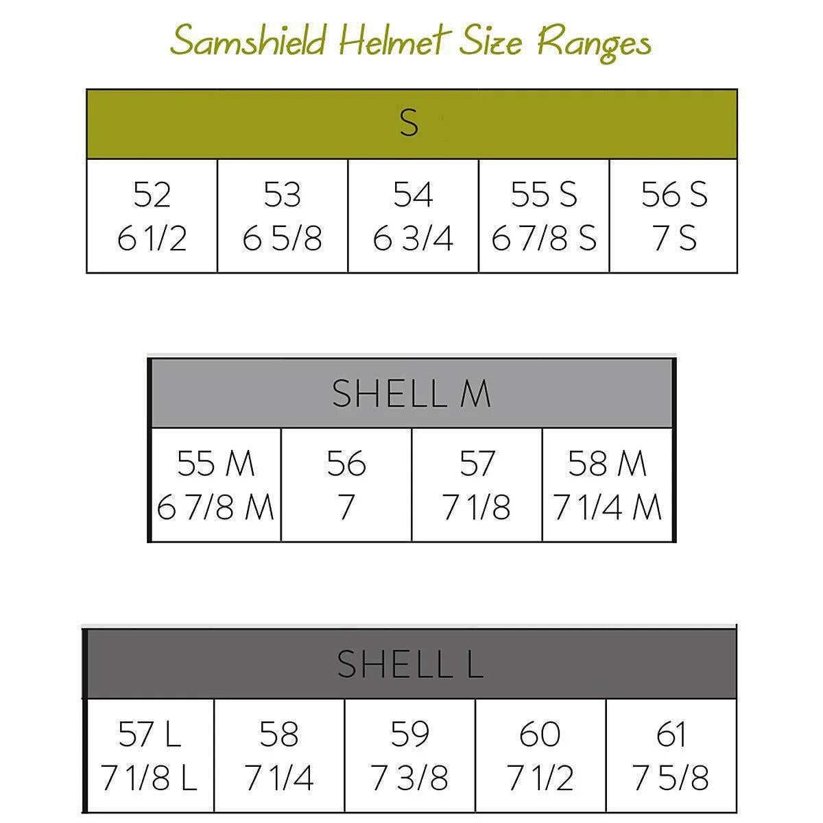 Samshield 1.0 Liners for Premium Helmet