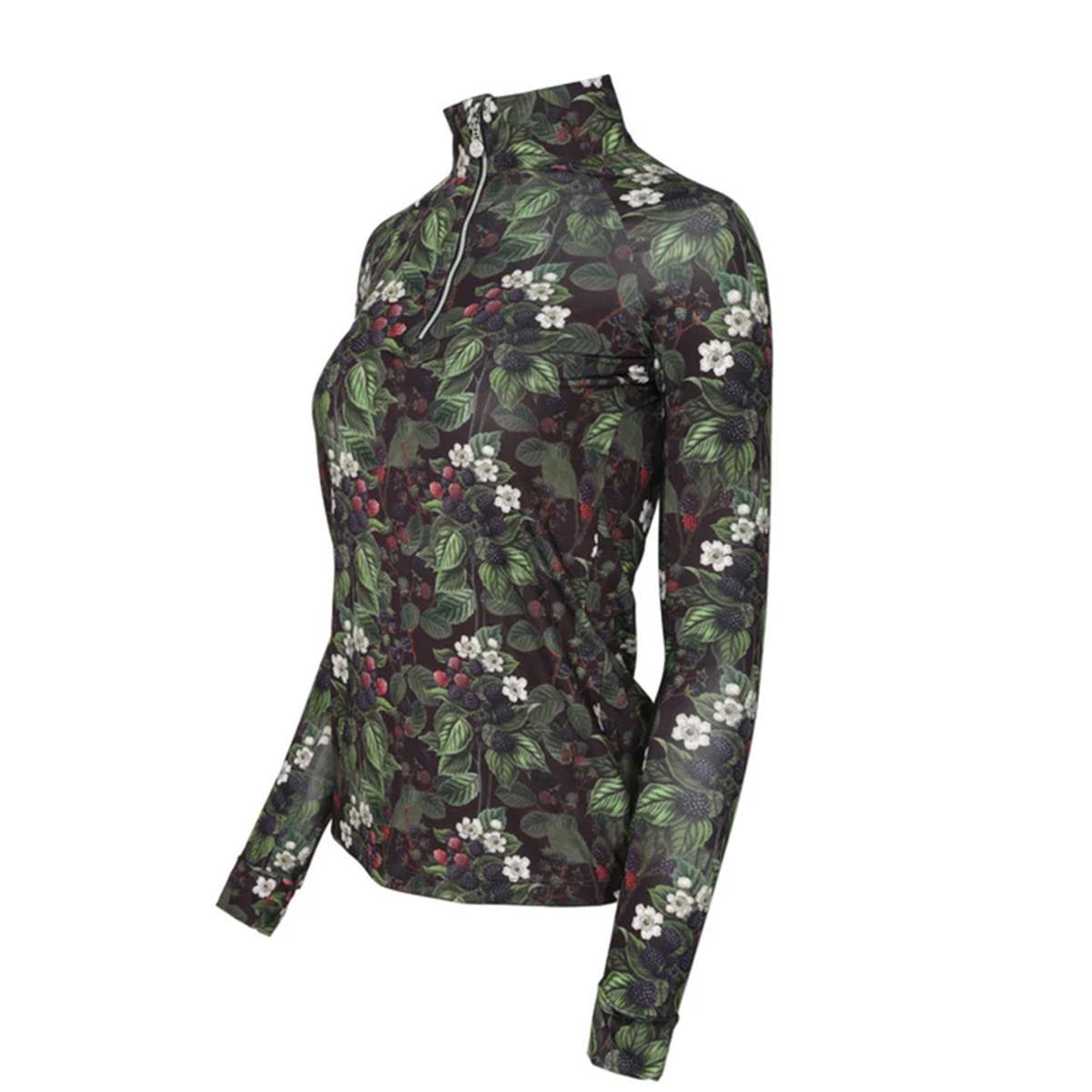 Dapplebay Women's Blackberry Daze 1/4 Zip Riding Top