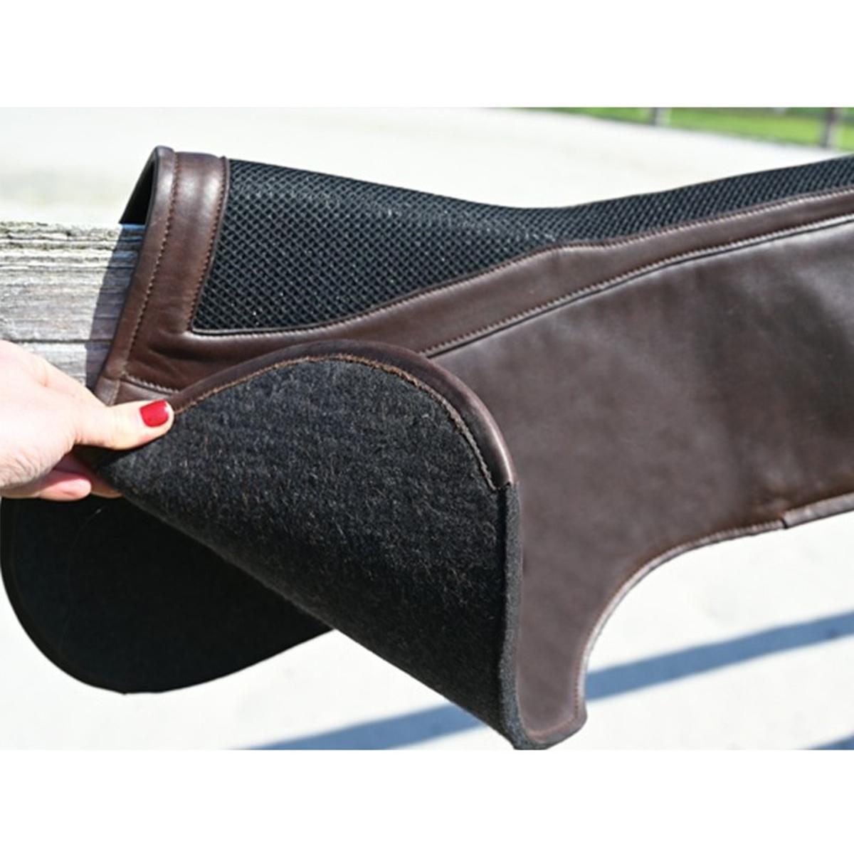Jump'in Anantomical Felt and Leather Half Pad