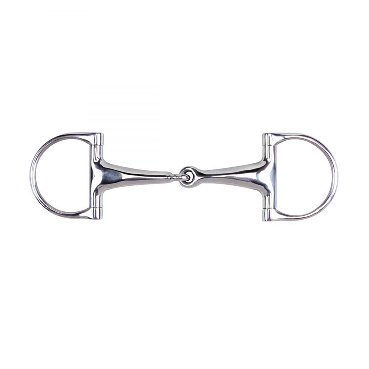 Korsteel Stainless Steel Featherweight Dee Ring Snaffle Bit