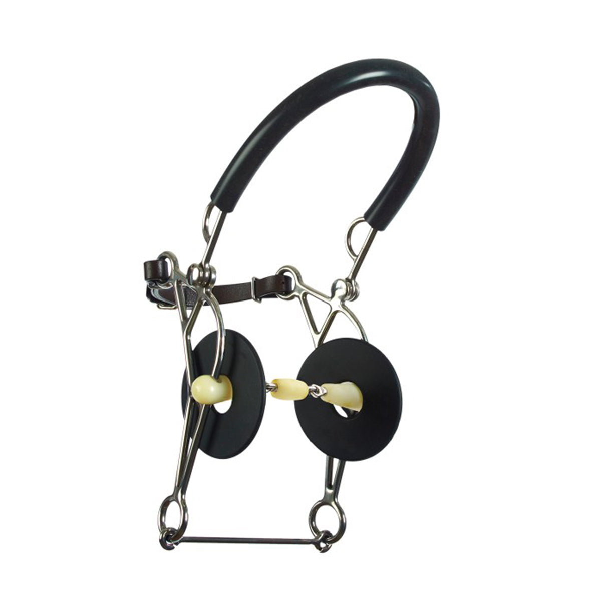 Happy Mouth Double Jointed Mouth Hackamore Bit