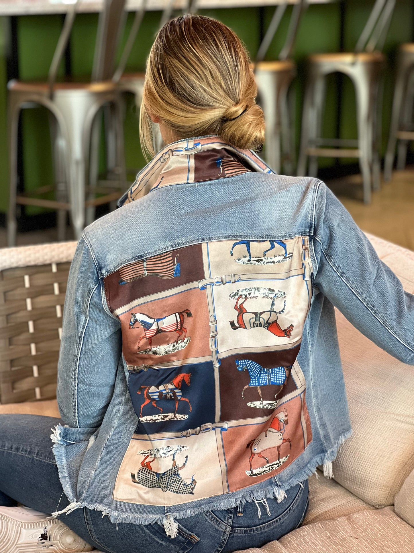 Stacy Bradley Design, The Light Denim Jacket - Designer Horse