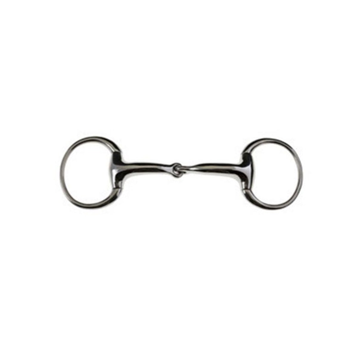 Korsteel Stainless Steel Heavy Weight Solid Mouth Eggbutt Snaffle Bit