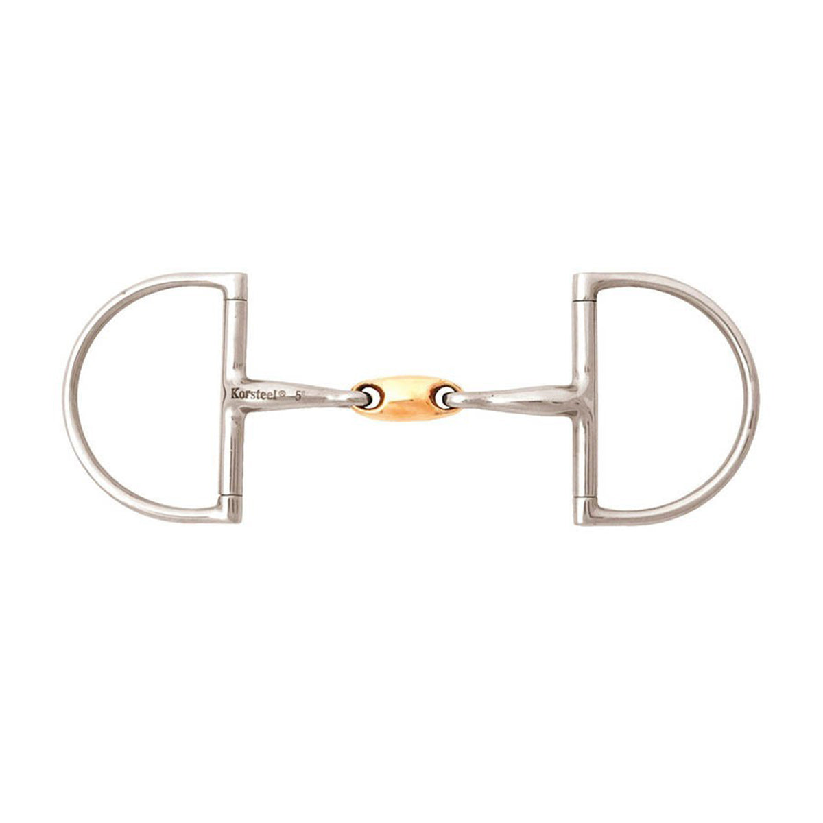 JP Korsteel Stainless Steel Copper Link Hunter Dee Snaffle Bit