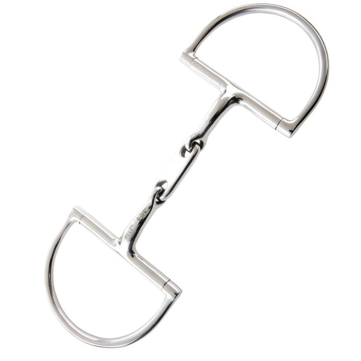 JP Korsteel Stainless Steel Dr Bristol Hunter Dee Ring Snaffle Bit