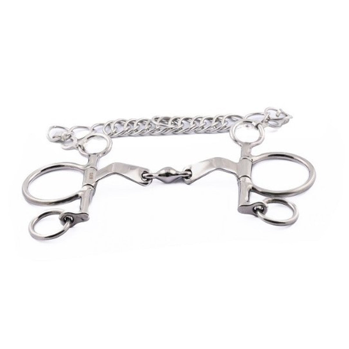 Jump'in Short Shank Flat Twisted Pelham Bit