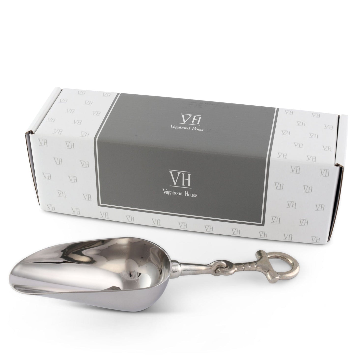 Vagabond House - Equestrian Horse Bit Pewter Handle Ice Scoop