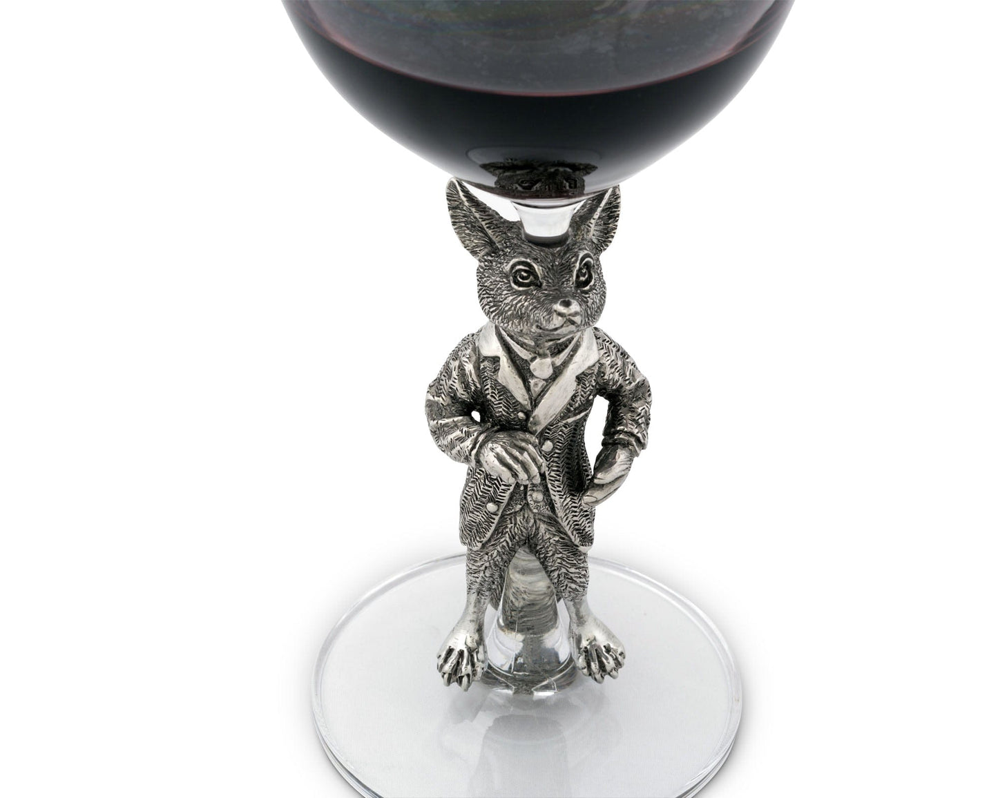 Vagabond House - Hunting Dressed Fox Wine Glass