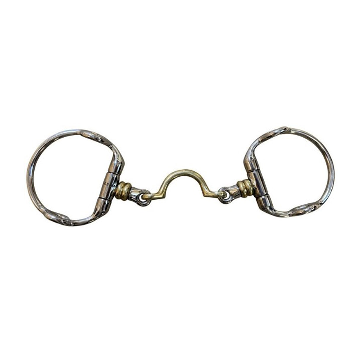 Jump'in French Mouth Eggbutt Gag with roller and high port Bit