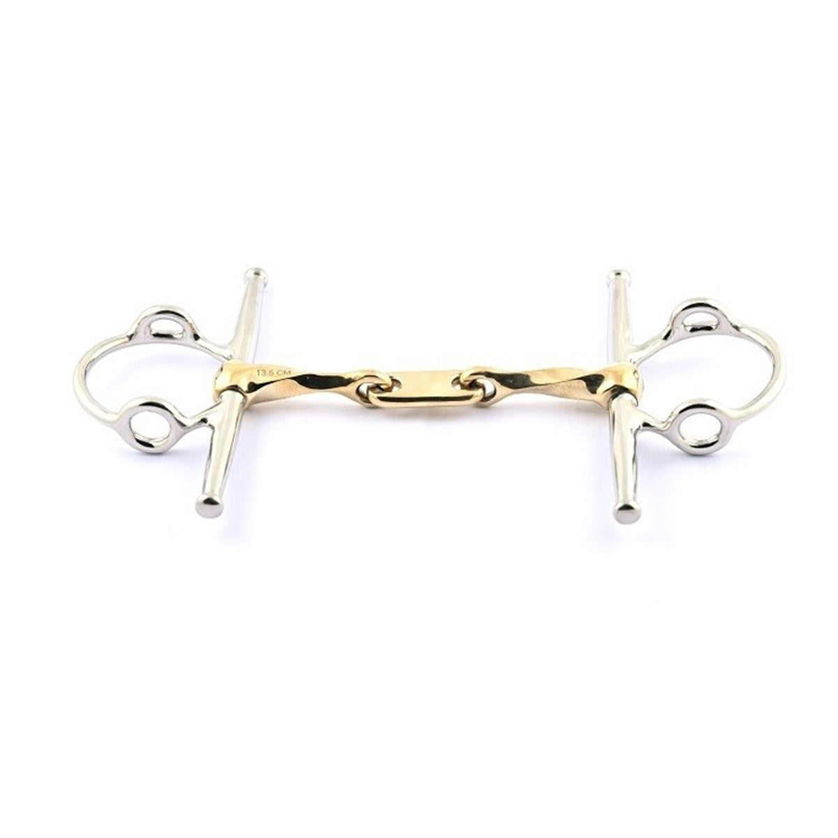 Jump'in Twisted Flat Link Full Cheek Gag Bit