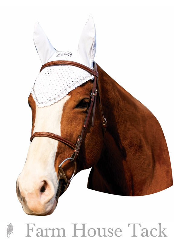 Equine Couture Fly Bonnet with Crystal