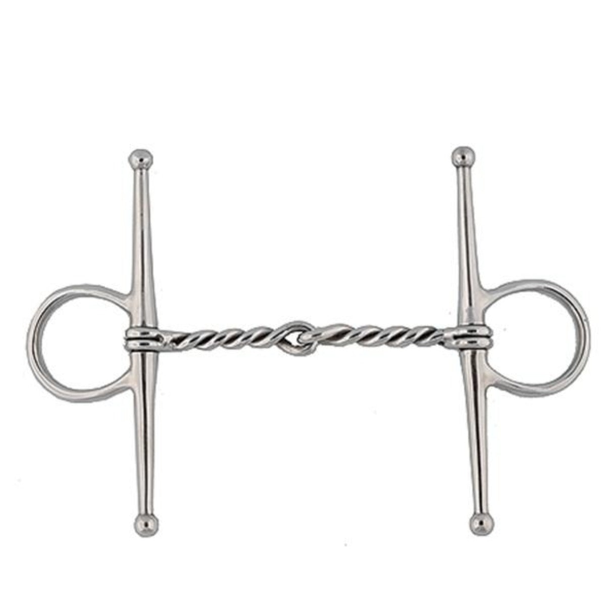 Stainless Steel Single Twisted Wire Full Cheek Snaffle Bit