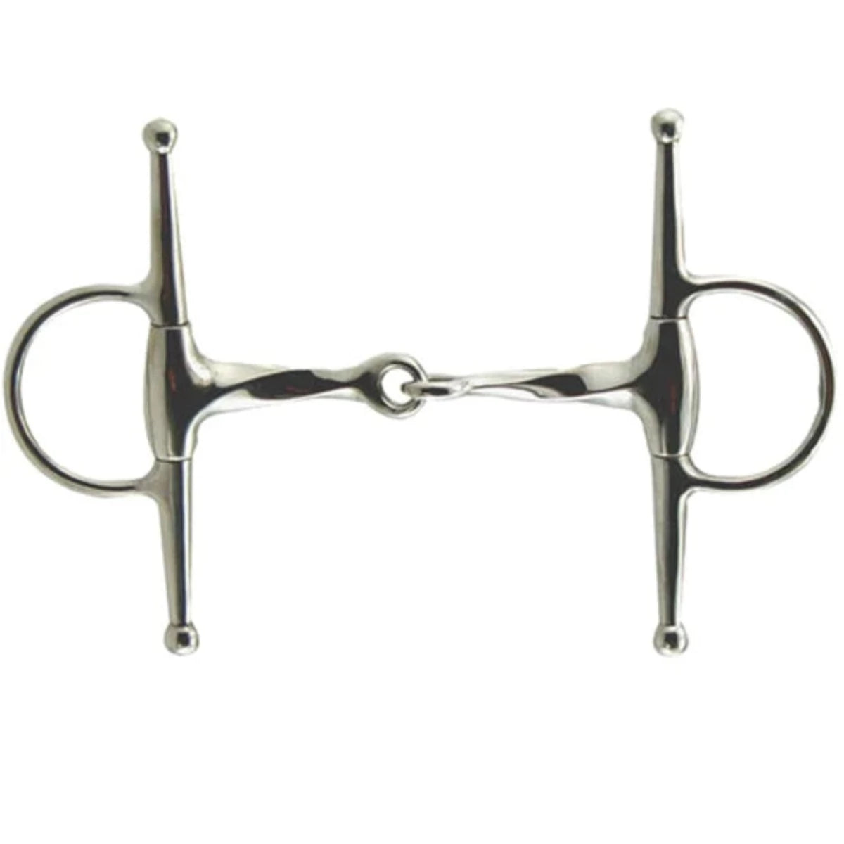 Coronet Full Cheek Slow Twist Stainless Steel Eggbutt Bit