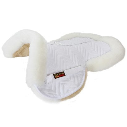 Fleeceworks Sheepskin Classic Original Halfpad with Rolled Edge