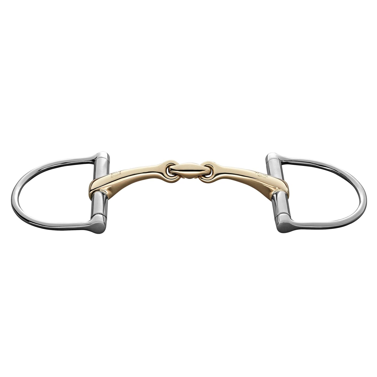 Herm Sprenger Dynamic RS Sensogan Double Jointed Dee Ring Bit - 14mm