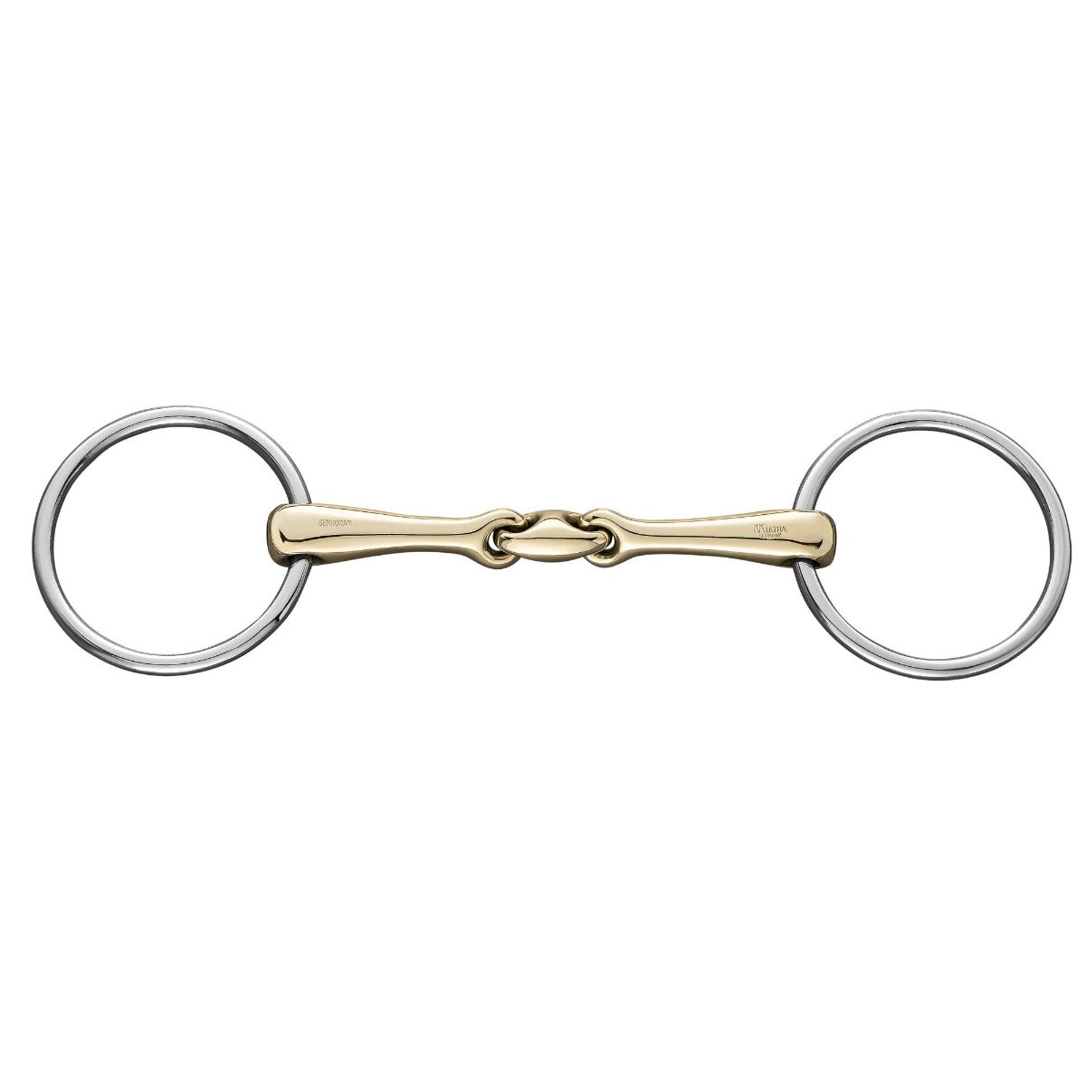Herm Sprenger KK ULTRA Sensogan Double Jointed Loose Ring Snaffle Bit - 14mm