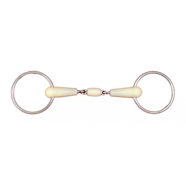 Happy Mouth Thin Double Jointed Loose Ring with Roller Mouth Bit