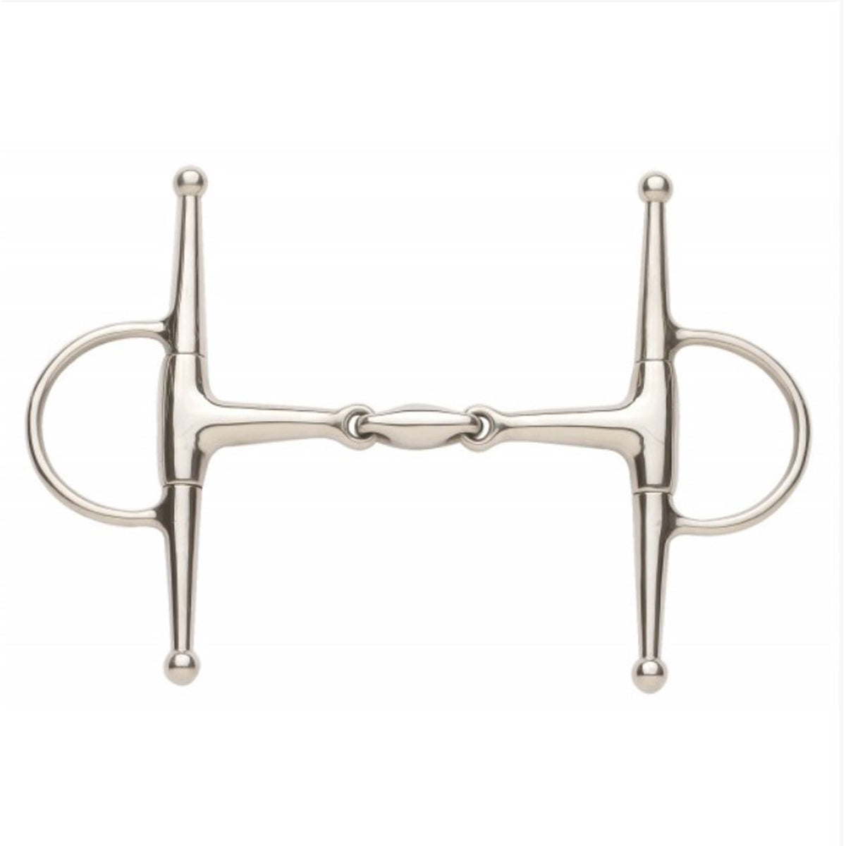 Ovation Elite Solid Stainless Steel Full Cheek Snaffle Bit