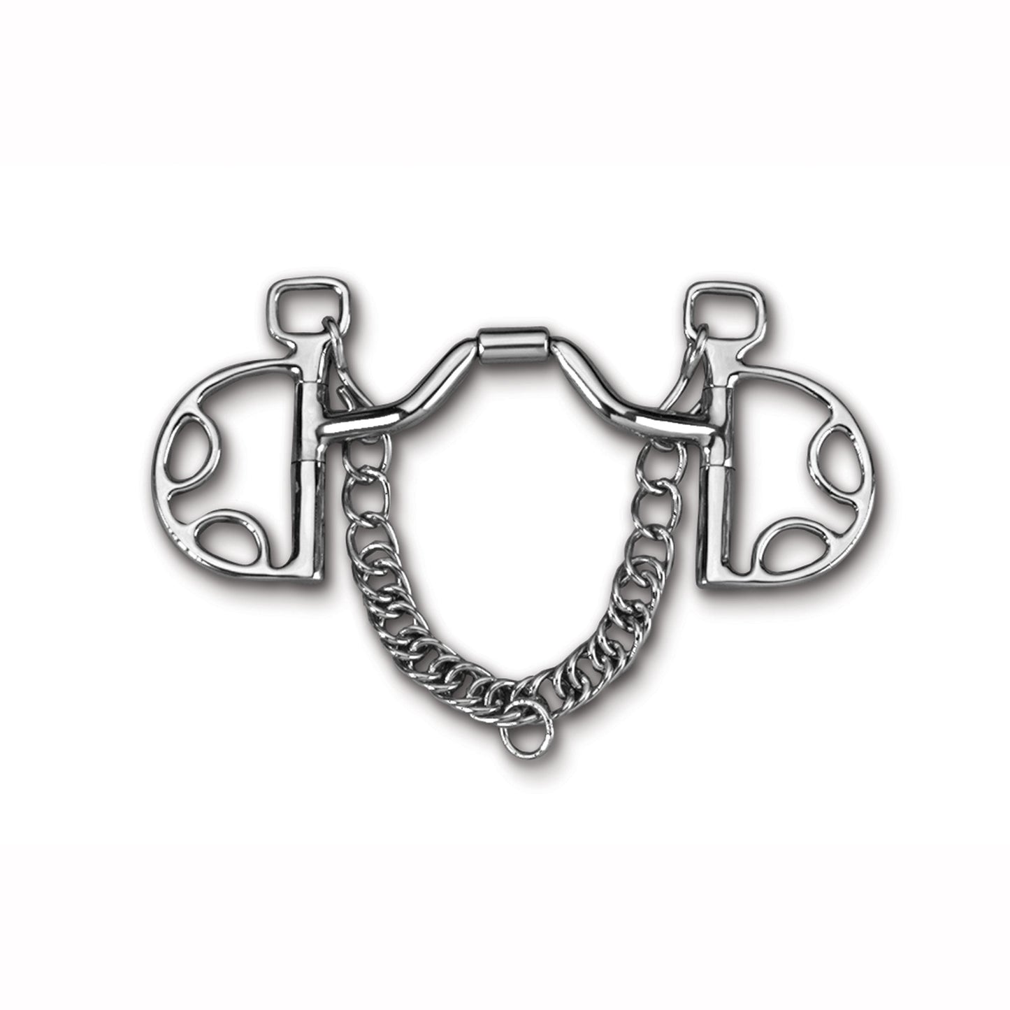 Myler Kimberwick w/ Stainless Steel Ported Barrel MB 33