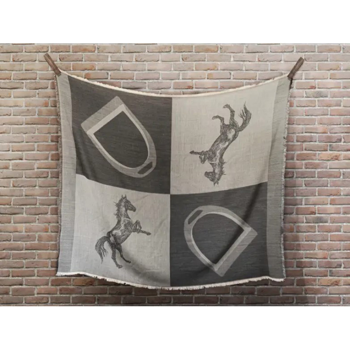 Oakbark & Chrome Blanket Scarf