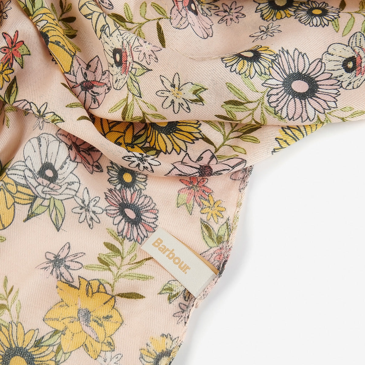 Barbour Oversized Floral Print Wrap