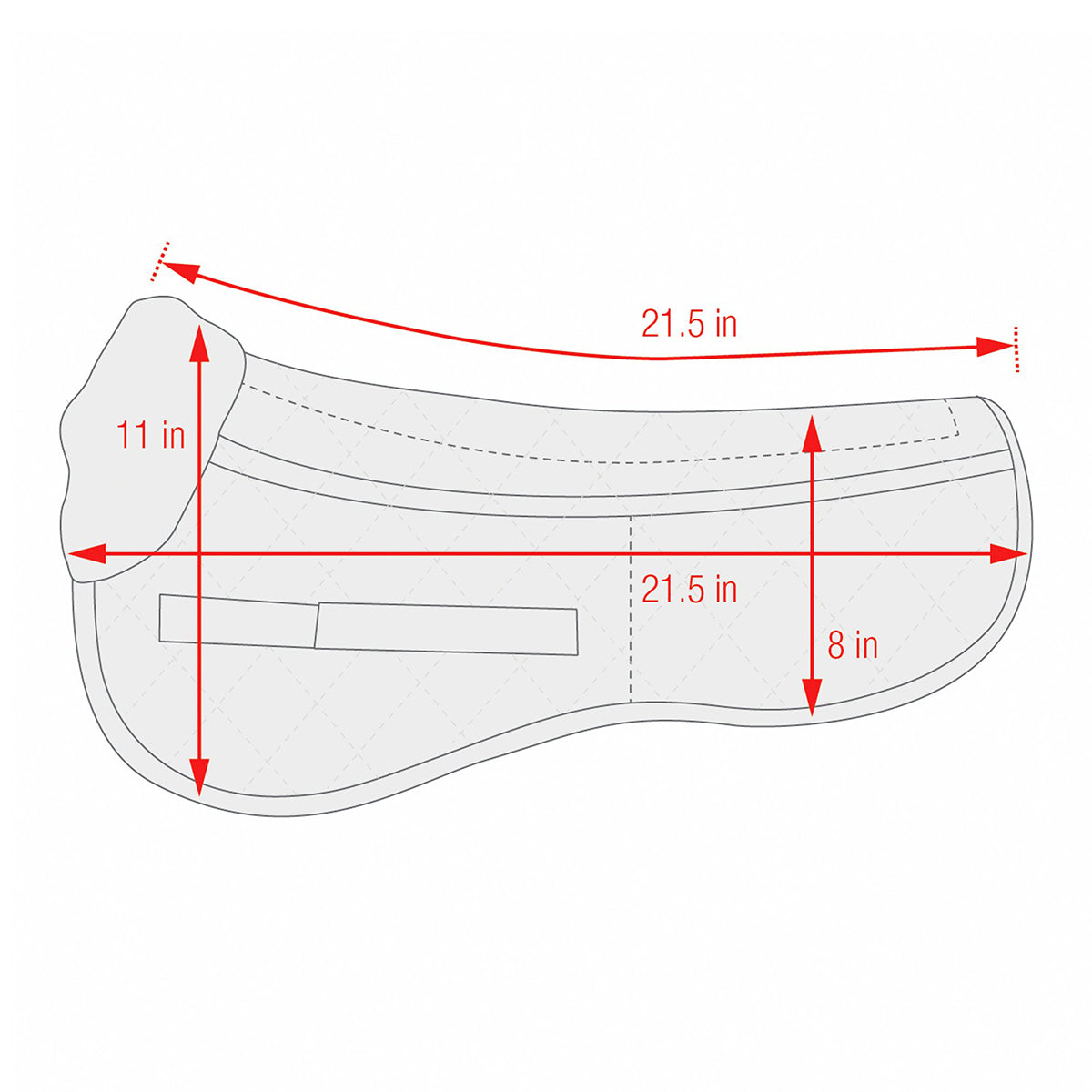 ECP Wool Correction Half Pad