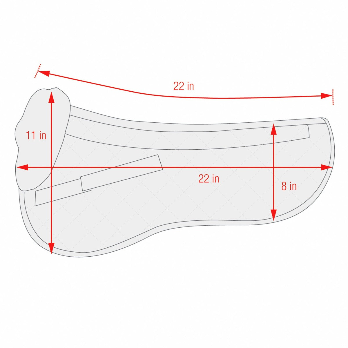 ECP Classic Sheepskin Half Pad